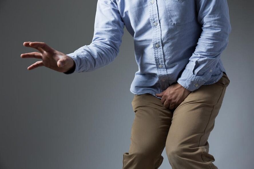 Dor na virilha como um sintoma de prostatite
